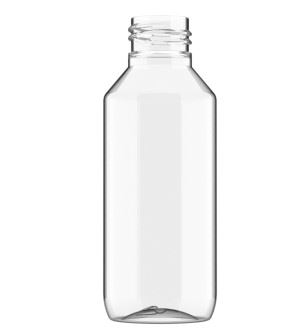 250ml Clear PET Cosmo Veral Bottle, 28/410 Neck